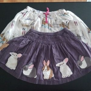 Mini Boden Skirts 2-3 yrs